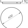 A6824PL-1WH ARTE LAMP светодиодный влагозащищенный светильник Aqua-tablet IP44, 24W, 4000K/ 25см диаметр