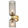 281-441-02 VELANTE Бра, латунь/дымчатый, E14*2*40W