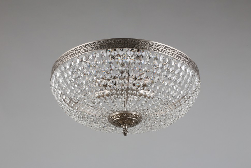 APL.756.17.06 APLOYT потолочная хрустальная люстра Helcia, никель, 45см