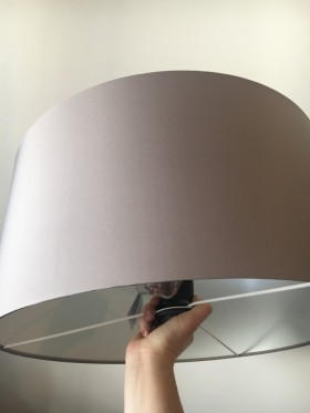 Eglo S-8214 Абажур, d=450, h=250 серо-коричневый к артикулу 94326, LANTADA