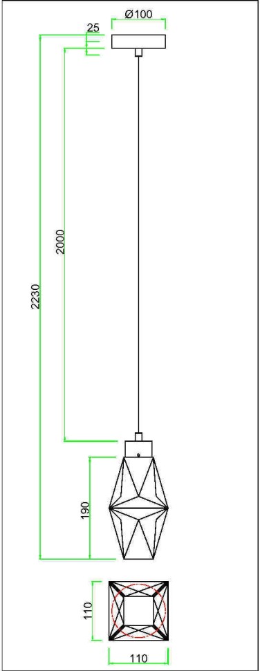 MOD325PL-01G MAYTONI подвесной светильник Coctail Time, G9*1*28W