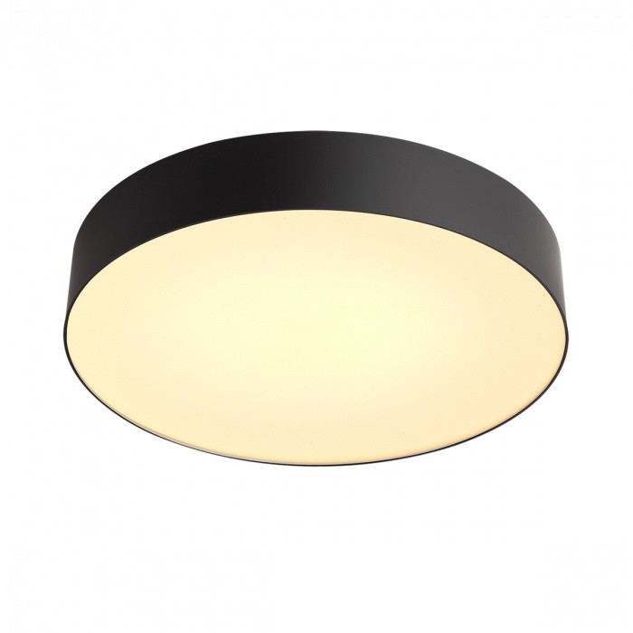 7780/DL SONEX BASICA Светильник настенно-потолочный OPTIMA пластик/белый/черный, LED с пультом ДУ 48Вт, 3000-6000К, диаметр 390мм, влагозащита IP43