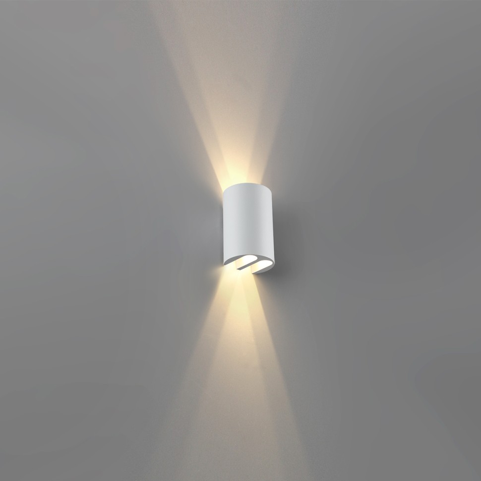 7126/4WL ODEON LIGHT NATURE светодиодный белый фасадный светильник BAR, IP54, LED 5W, 3000K, 115°, металл (архитектурная подсветка)