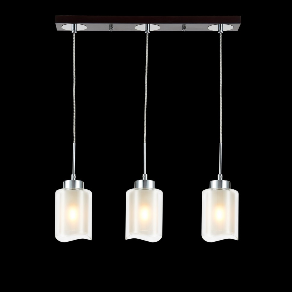 CL156232 Citilux Подвесной светильник Фортуна, венге, хром, E27*3*75W