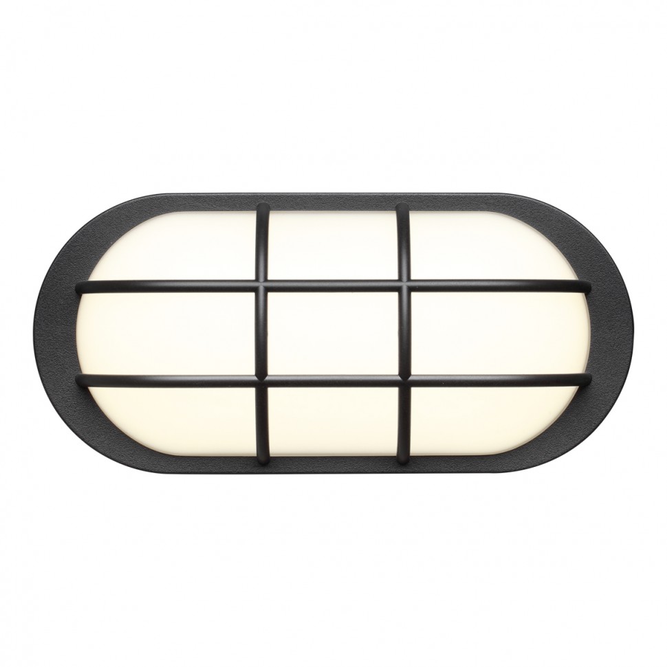 Архив - 358917 NOVOTECH Ландшафтный светодиодный светильник OPAL, черный овал, поликарбонат, IP65, 10W, 4000K, 900Lm