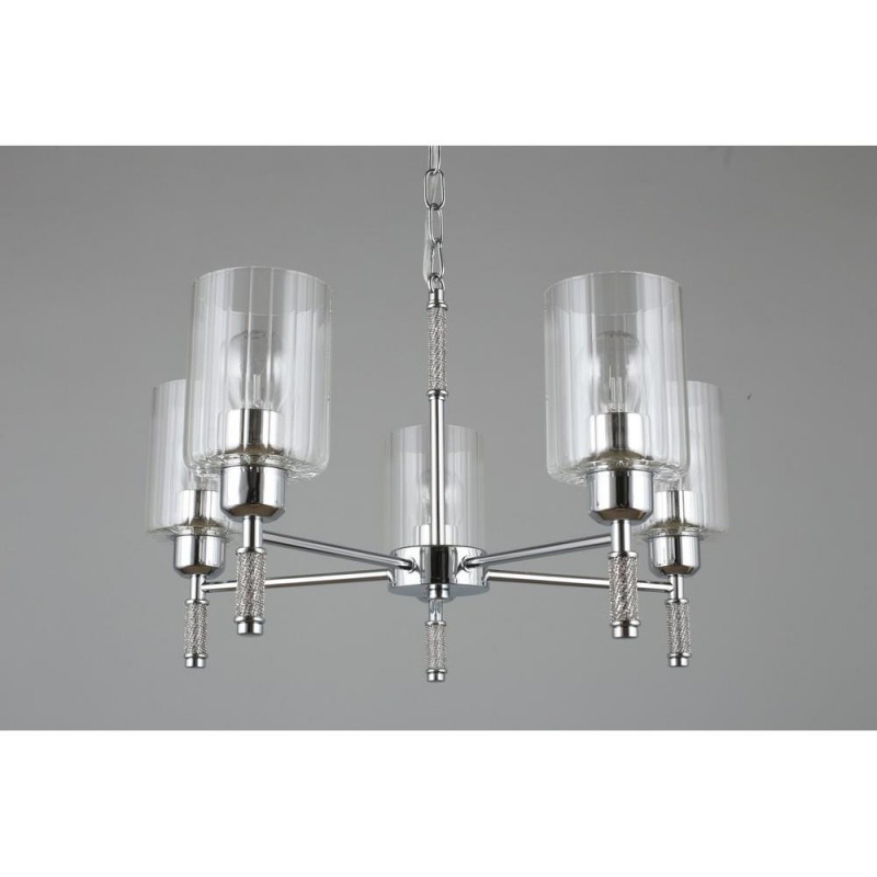 OML-66503-05 OMNILUX Dronero подвесная люстра, E27*5*40W, хром