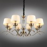 OML-88413-08 OMNILUX подвесная люстра Arosio, бронза, E14*8*40W