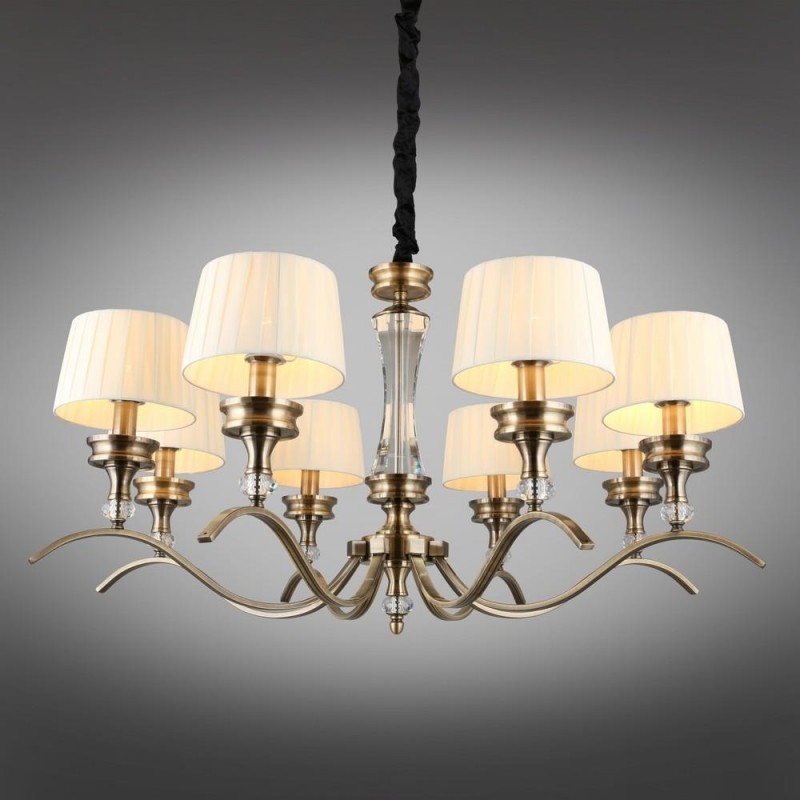 OML-88413-08 OMNILUX подвесная люстра Arosio, бронза, E14*8*40W