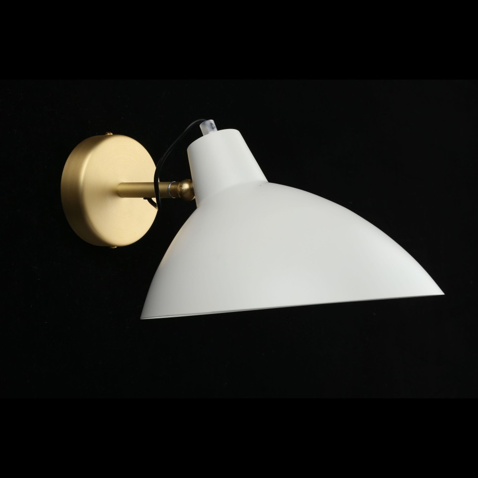 APL.632.11.01 APLOYT настенный светильник Klarka, белый, матовое золото
