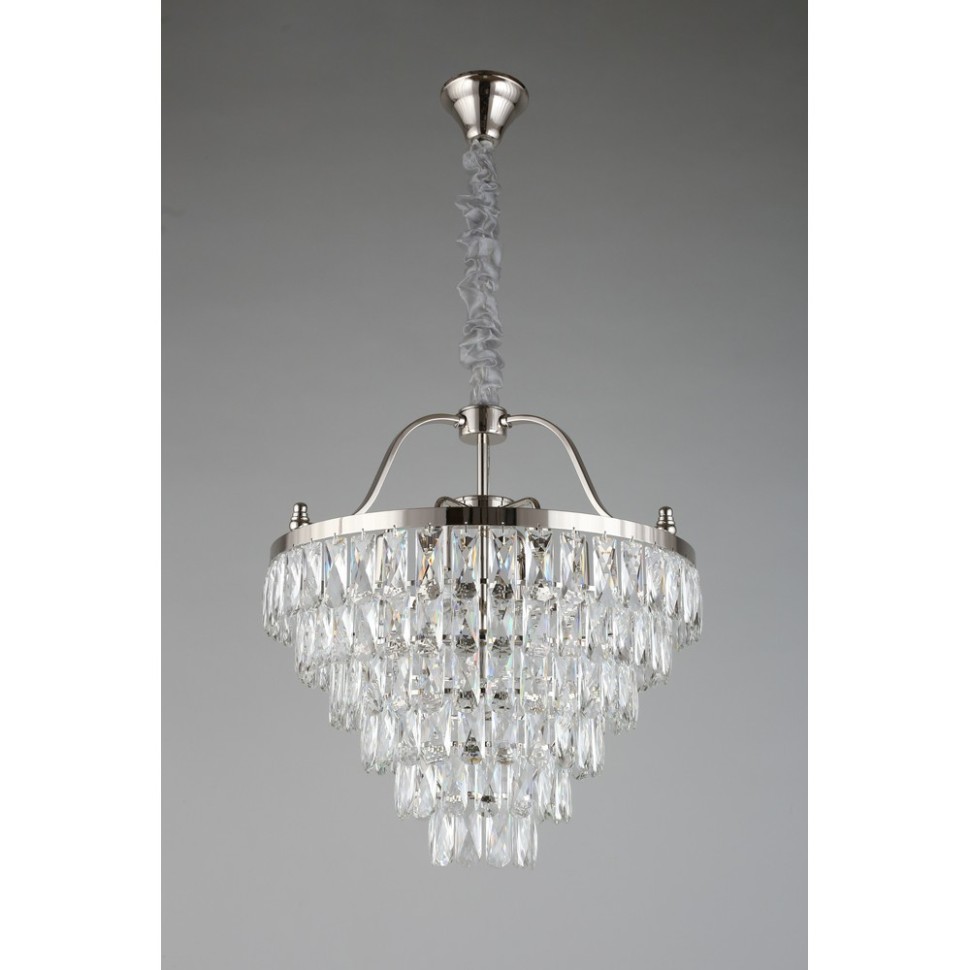APL.725.03.07 APLOYT Люстра хрустальная подвесная Gerta, хром, E14*7*40W
