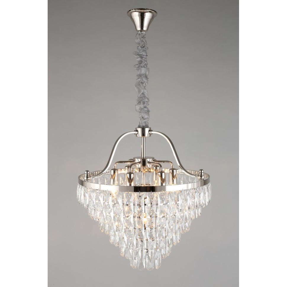 APL.725.03.07 APLOYT Люстра хрустальная подвесная Gerta, хром, E14*7*40W
