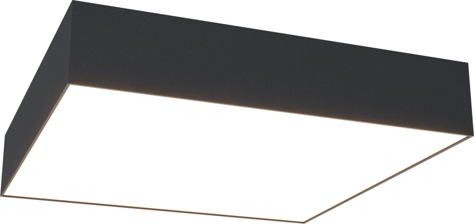 C032CL-36W4K-SQ-B Maytoni Zon Потолочный светодиодный светильник черный 36W 4000K 30*30см