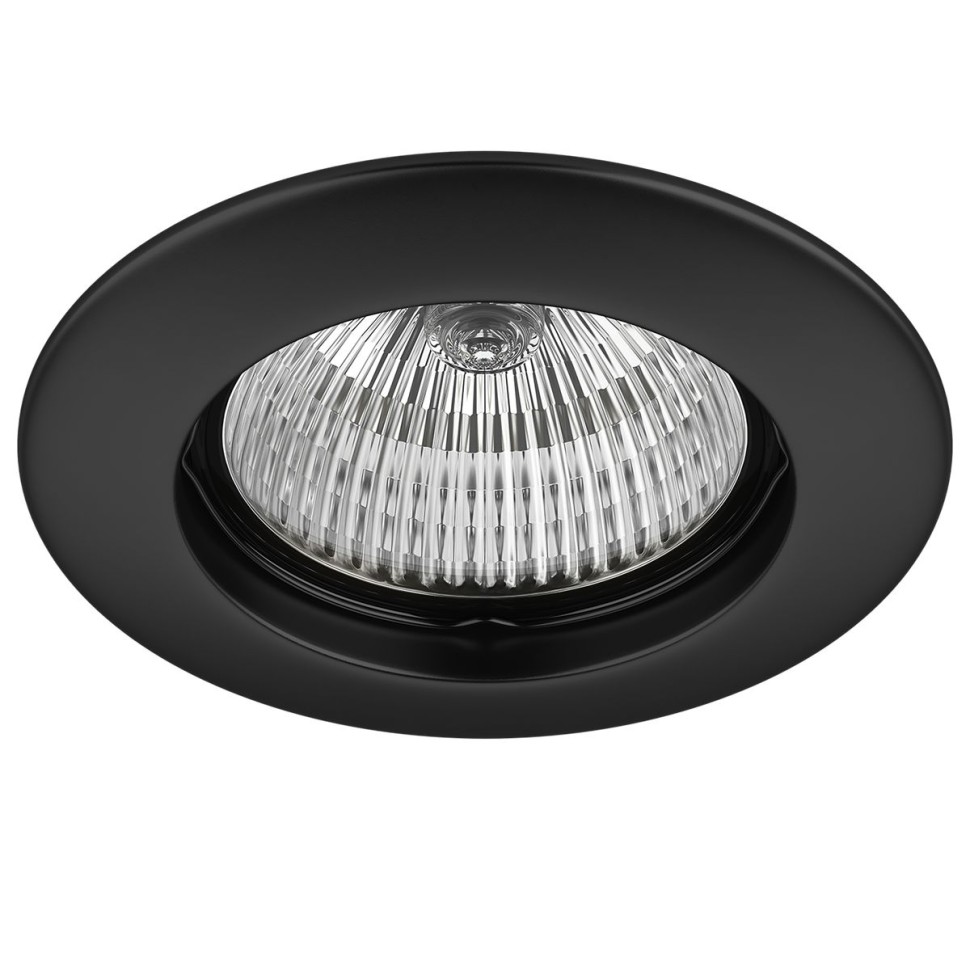 011077 LightStar встраиваемый светильник черный TESO FIX