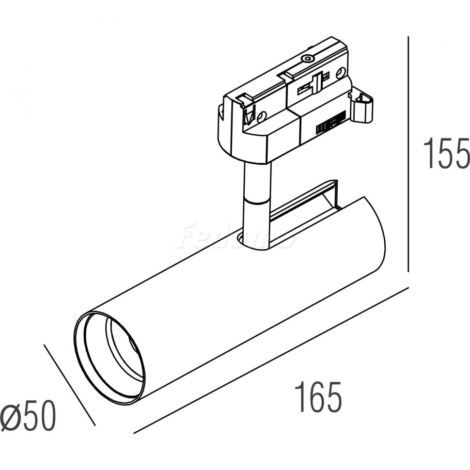 DL18866/10W TRACK W DIM DONOLUX Трековый светильник 