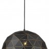 WE261.01.026 WERTMARK черный подвесной светильник Delfio, диаметр 40см, 1*Е27*60Вт