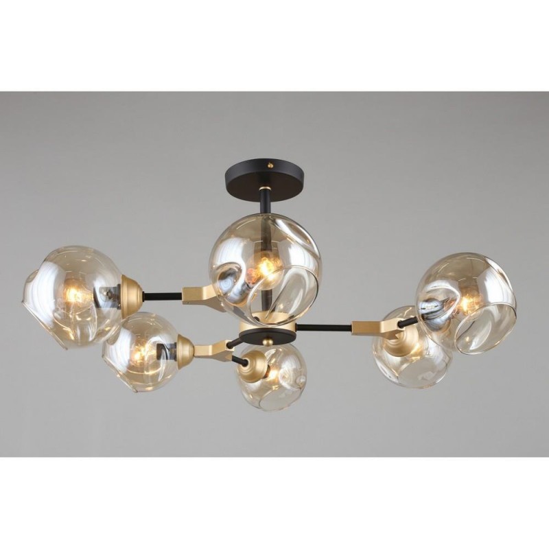 OML-93607-06 OMNILUX люстра на штанге Sandrigo потолочная, 70см диаметр, Е14*6*40Вт