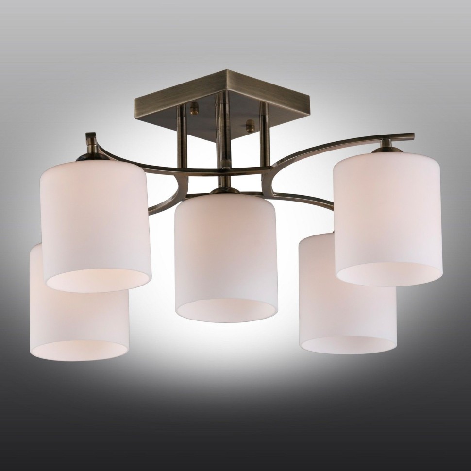 OML-55317-05 OMNILUX Pisticci потолочная люстра, бронза, E27*5*60W