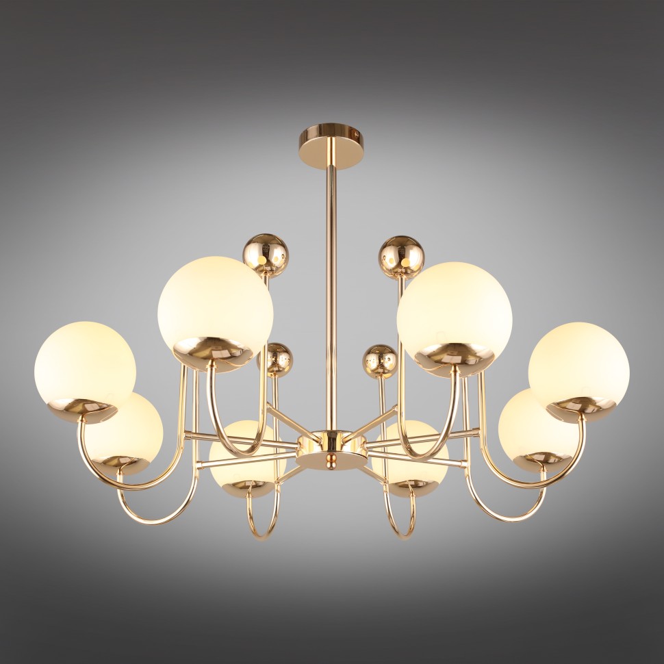 OML-67007-08 OMNILUX потолочная люстра на штанге Acuto, E14*8*40W