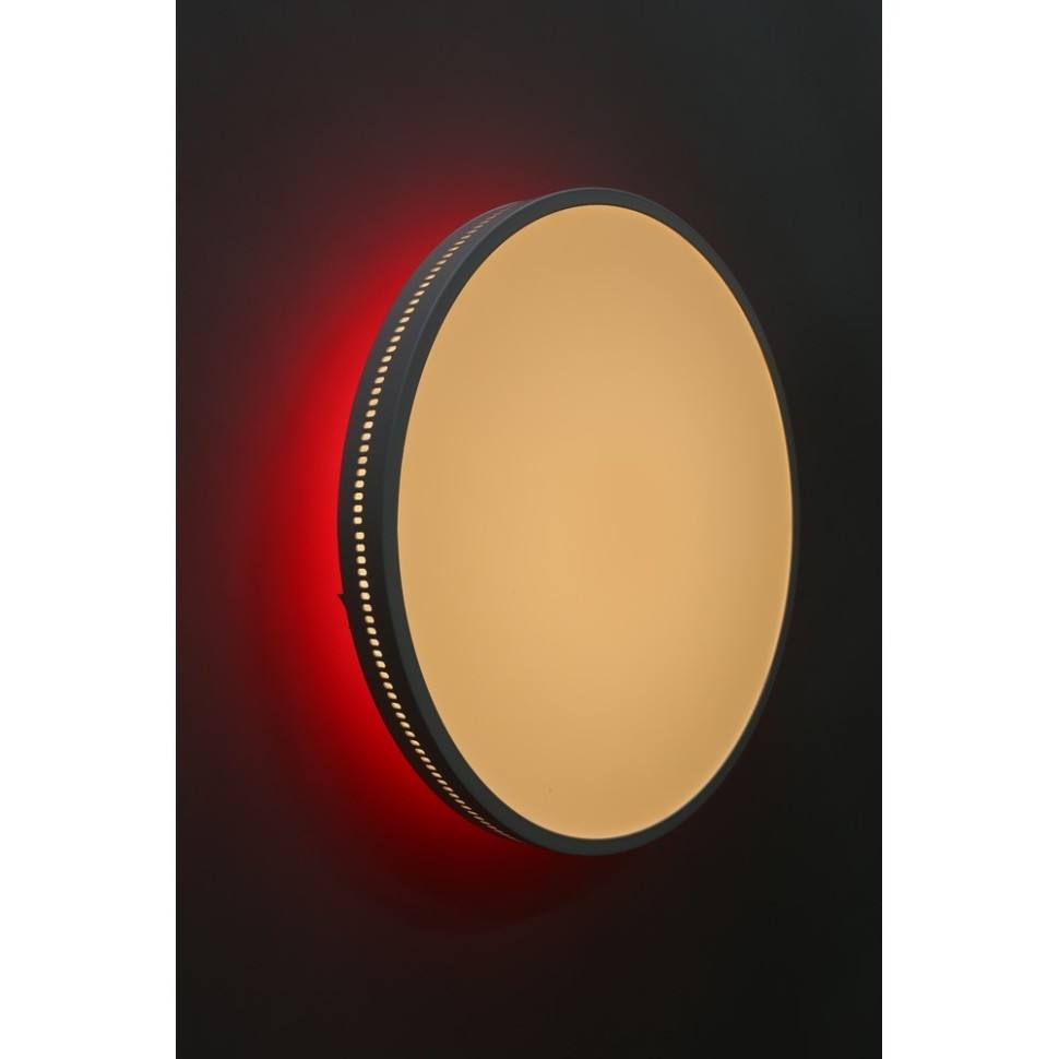 OML-47327-48 OMNILUX Melofon Потолочный светодиодный светильник с Bluetooth-динамиком, с пультом, с возможностью управления смартфоном RGB