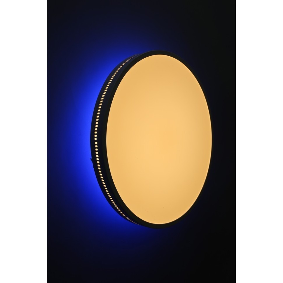 OML-47327-48 OMNILUX Melofon Потолочный светодиодный светильник с Bluetooth-динамиком, с пультом, с возможностью управления смартфоном RGB