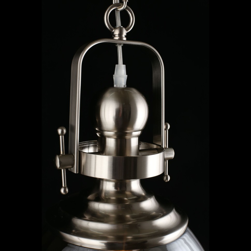 APL.629.06.01 APLOYT подвесной светильник Darunia, никель, дымчатый