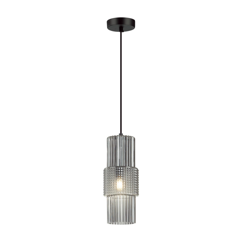 5016/1 ODEON LIGHT Modern подвес Pimpa, дымчатый, черный