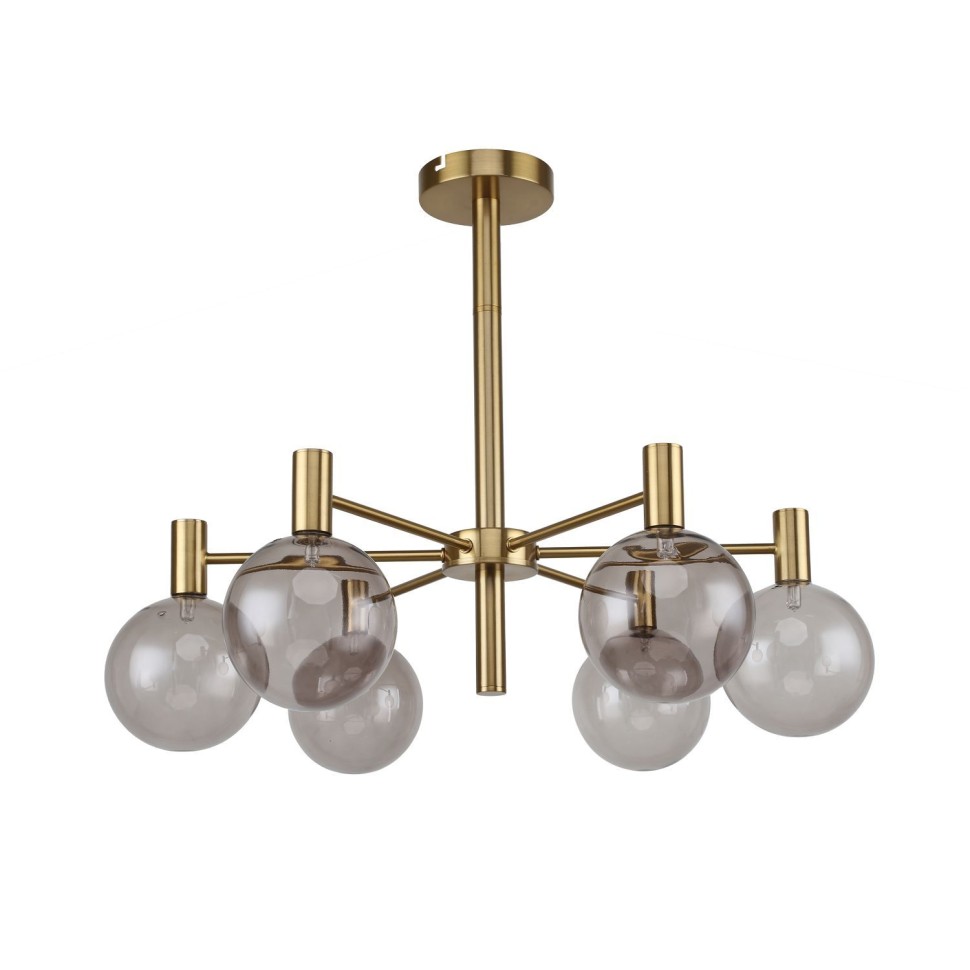 2765-6P Favourite Eternity потолочная люстра G9*6*25W, латунь