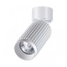 370752 NOVOTECH OVER белый накладной светильник спот поворотный MAIS, GU10*1*50W - Распродажа