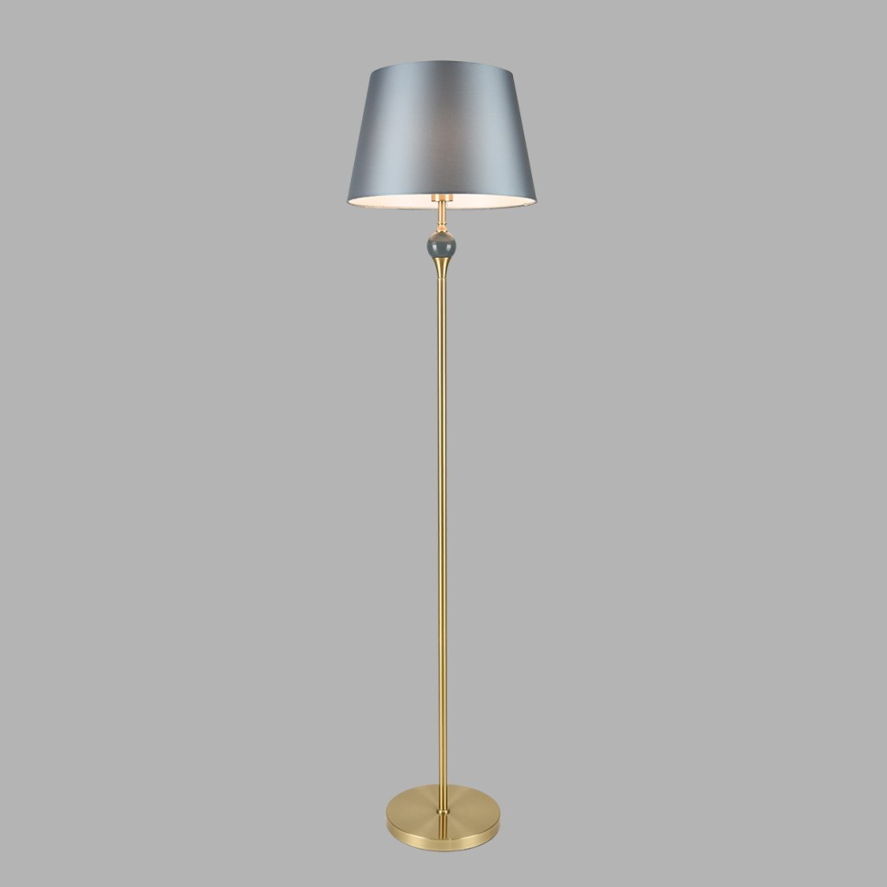 8416/1F LUMION торшер ELETRA, латунь/синий, металл/стекло/текстиль, 158см