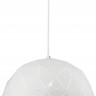 WE261.01.006 WERTMARK белый подвесной светильник Delfio, диаметр 40см, 1*Е27*60Вт