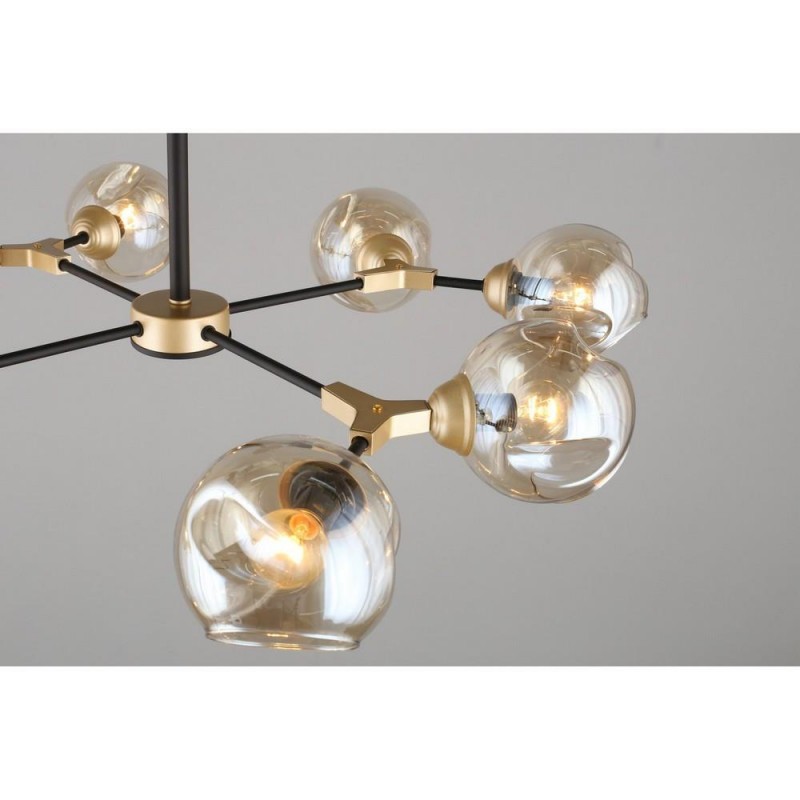 OML-93607-08 OMNILUX люстра на штанге Sandrigo потолочная, 83см диаметр, Е14*8*40Вт