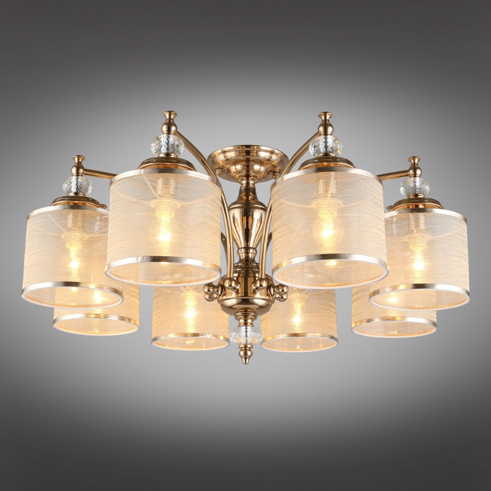 APL.720.07.08 APLOYT потолочная люстра Agata, E14*8*40W