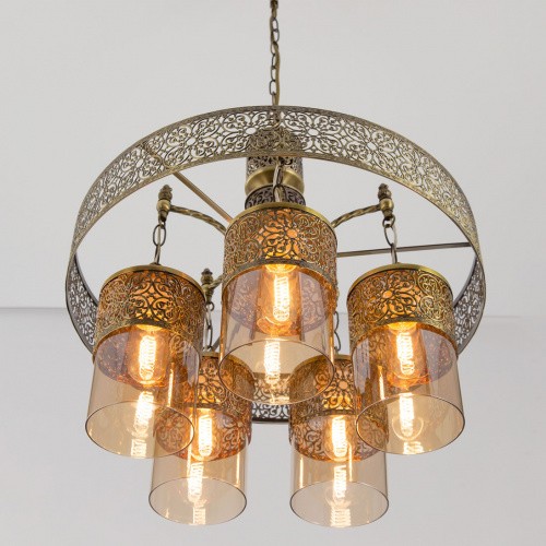 CL467153 CITILUX подвесная люстра в восточном стиле Эмир, E27*5*75W