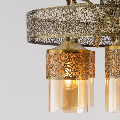CL467153 CITILUX подвесная люстра в восточном стиле Эмир, E27*5*75W