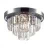 8266/4C LUMION потолочная люстра Zaha, хрусталь, хром, 37см диаметр, E14*4*40W
