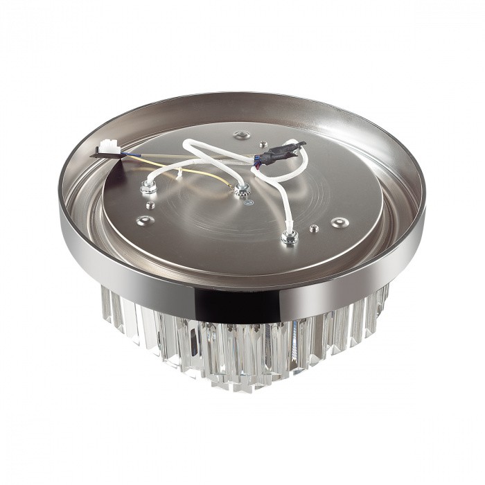 8266/4C LUMION потолочная люстра Zaha, хрусталь, хром, 37см диаметр, E14*4*40W