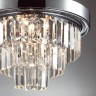 8266/4C LUMION потолочная люстра Zaha, хрусталь, хром, 37см диаметр, E14*4*40W