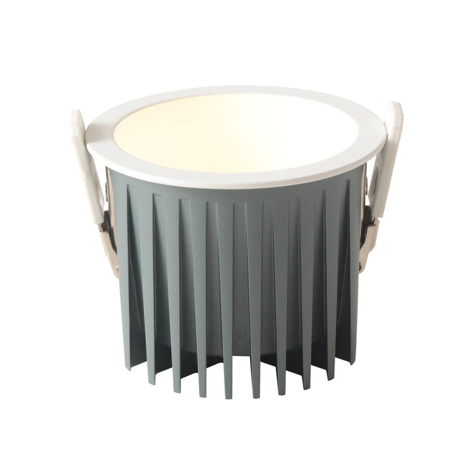 Crystal Lux встраиваемый светодиодный влагозащищенный IP54 светильник, 12W, 4000K (CLT 008C83 WH 4000K IP54)