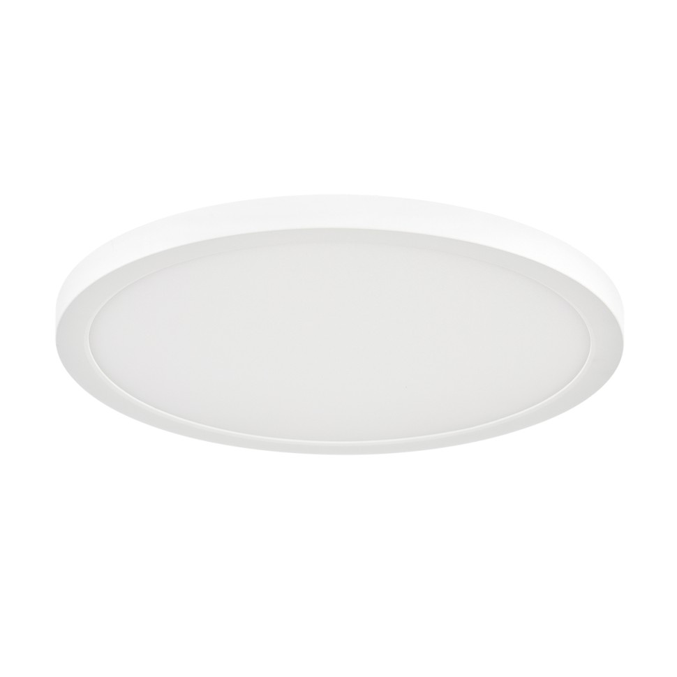 7790/24L SONEX MITRA LED Светодиодный влагозащищенный светильник NEBULA WHITE накладной/встраиваемый, 24Вт, 3000/4000/6500К, диаметр 300мм, IP44, CCT/датчик движения