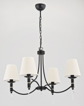 23004 Alfa Люстра подвесная ABIL BLACK GOLD