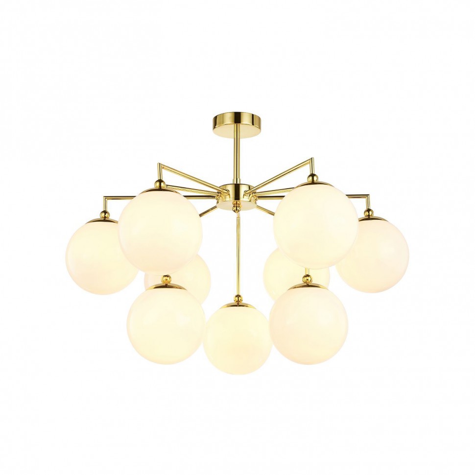 2810-9P FAVOURITE потолочная люстра Undine, 9 плафонов