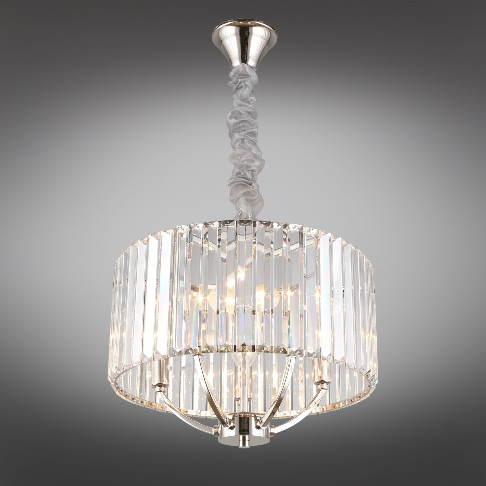 APL.746.03.05 APLOYT подвесная хрустальная люстра Nela, хром