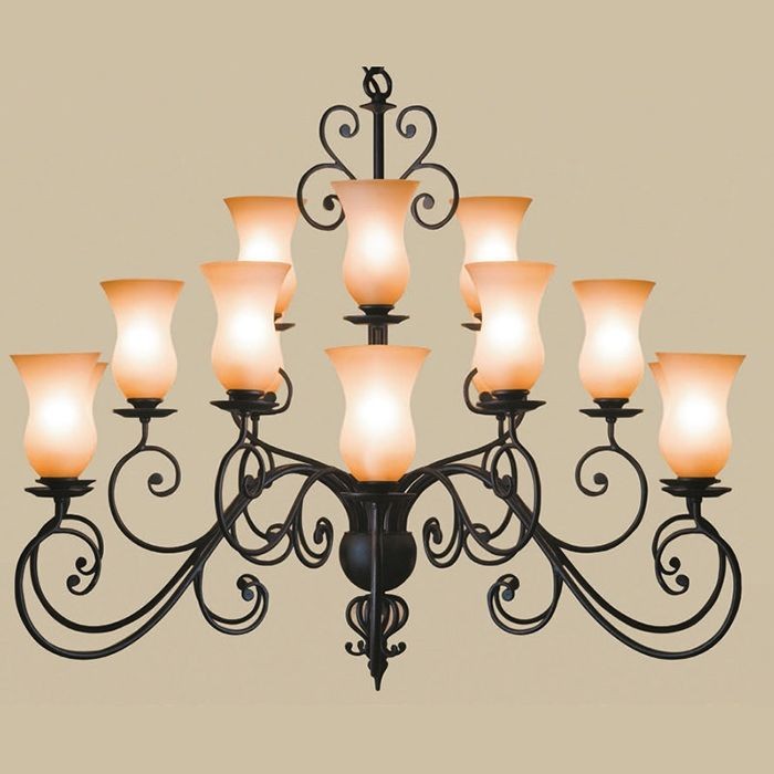 L12315.36 L'Arte Luce Люстра подвесная кованая Bozen