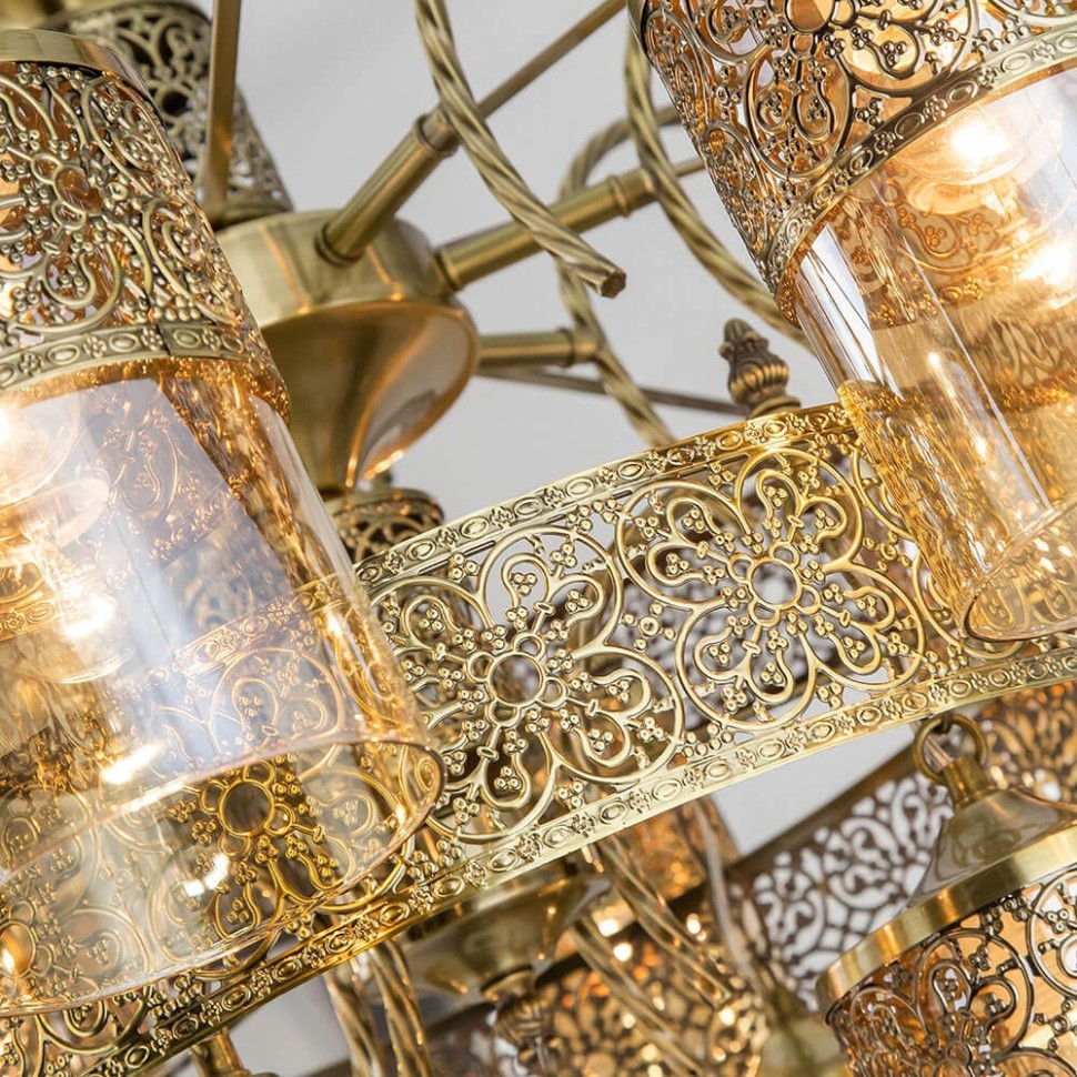 CL467193 CITILUX подвесная люстра в восточном стиле Эмир, E27*9*75W