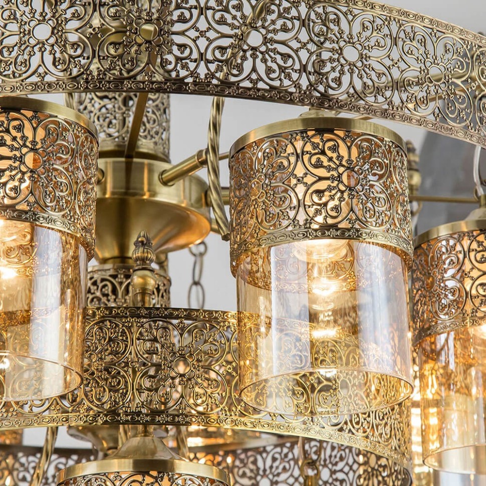 CL467193 CITILUX подвесная люстра в восточном стиле Эмир, E27*9*75W