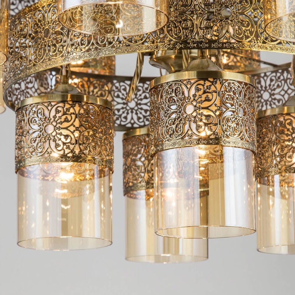 CL467193 CITILUX подвесная люстра в восточном стиле Эмир, E27*9*75W
