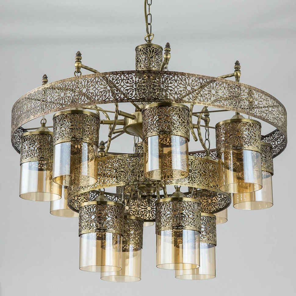 CL467193 CITILUX подвесная люстра в восточном стиле Эмир, E27*9*75W