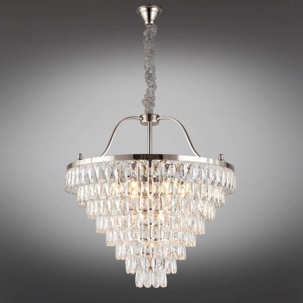 APL.725.03.13 APLOYT Люстра хрустальная подвесная Gerta, хром, E14*13*40W