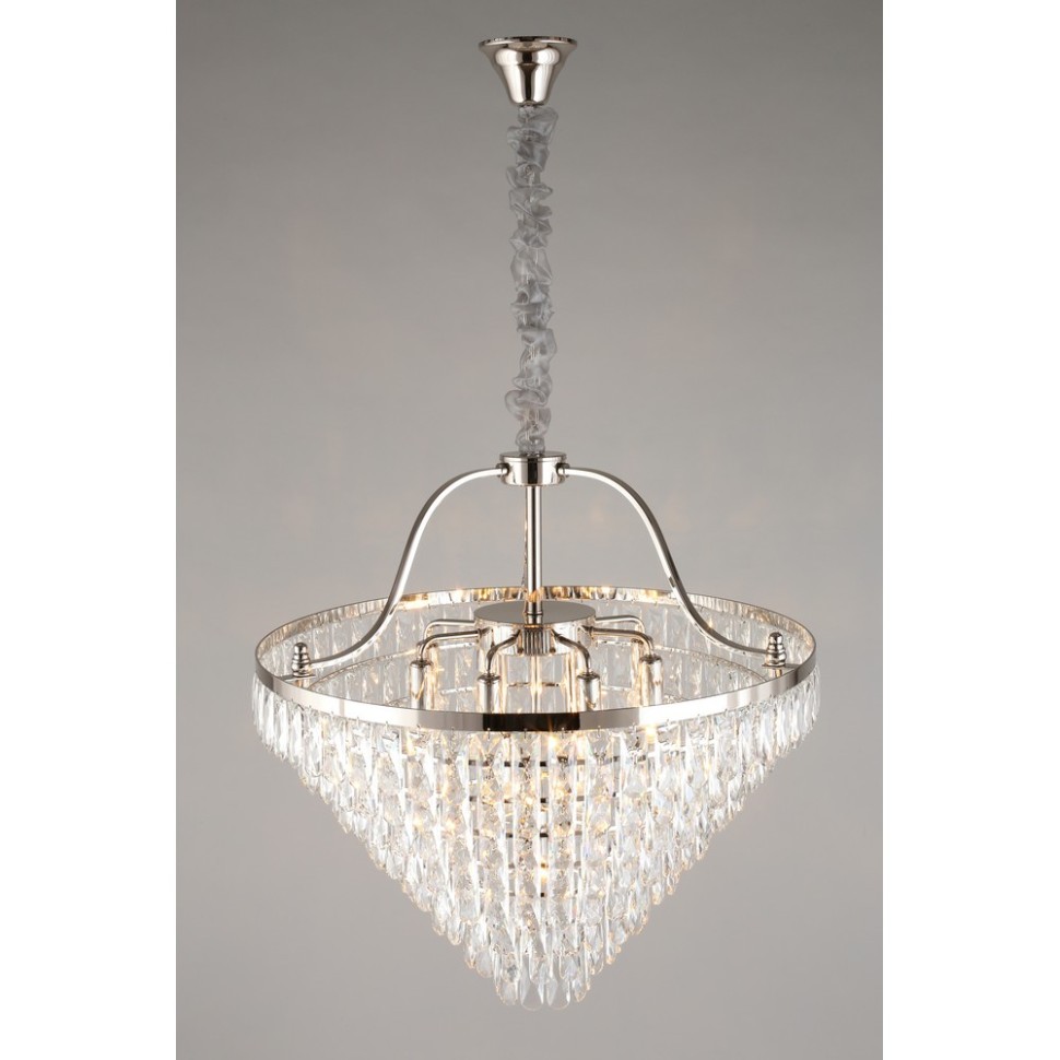 APL.725.03.13 APLOYT Люстра хрустальная подвесная Gerta, хром, E14*13*40W