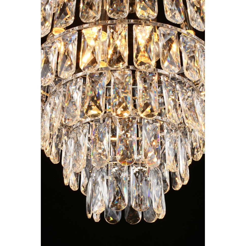 APL.725.03.13 APLOYT Люстра хрустальная подвесная Gerta, хром, E14*13*40W